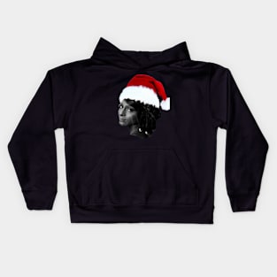 santa is a woman Kids Hoodie